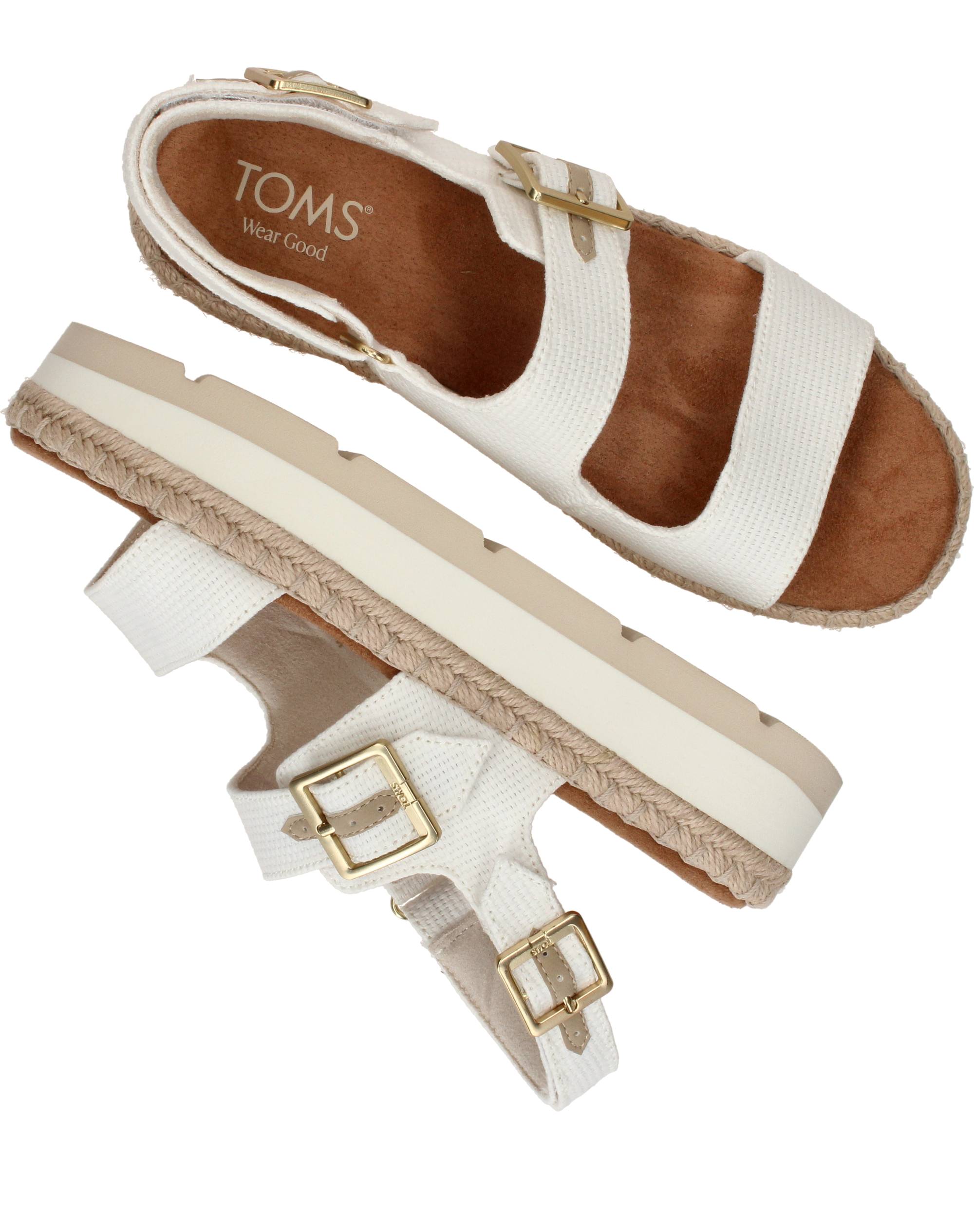 Toms Giana Sandalen Dames Wit, sandaal voor dames – foto 4