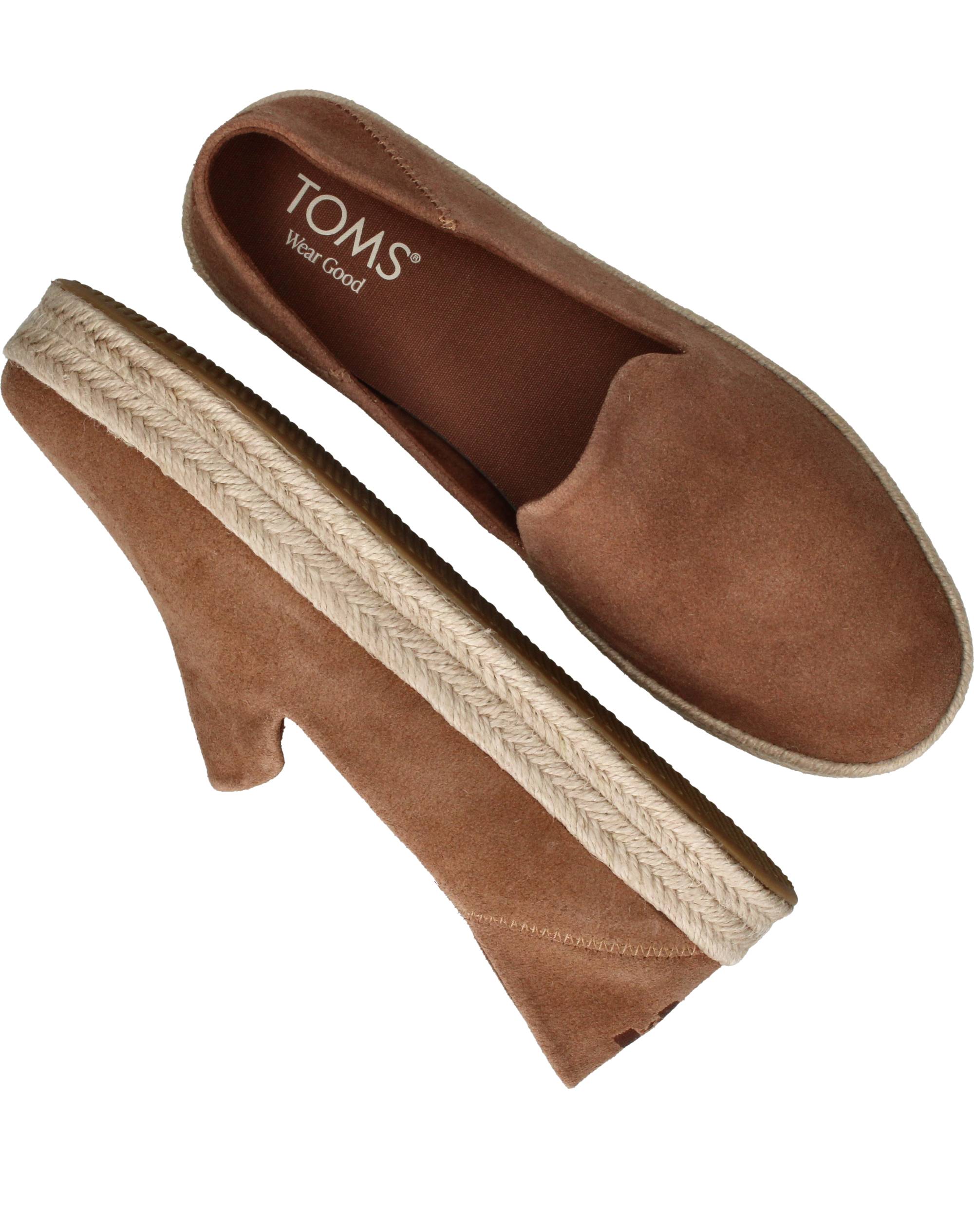 Toms Carolina Espadrilles Dames Cognac, espadrille voor dames – foto 4