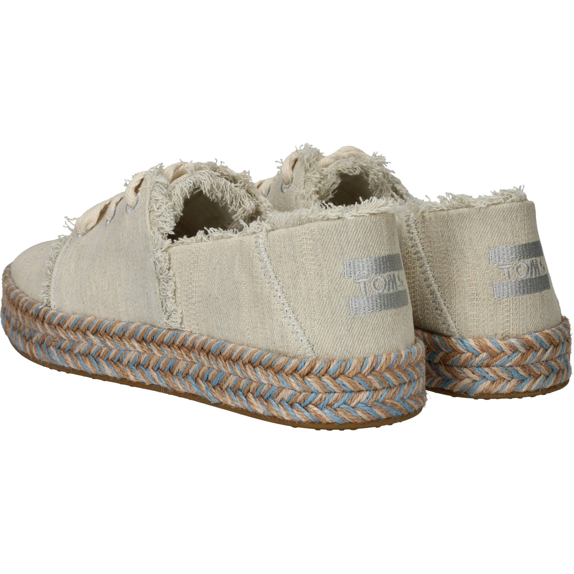 Toms Carolina Lace Up Instappers Dames Beige, instapper voor dames – foto 3