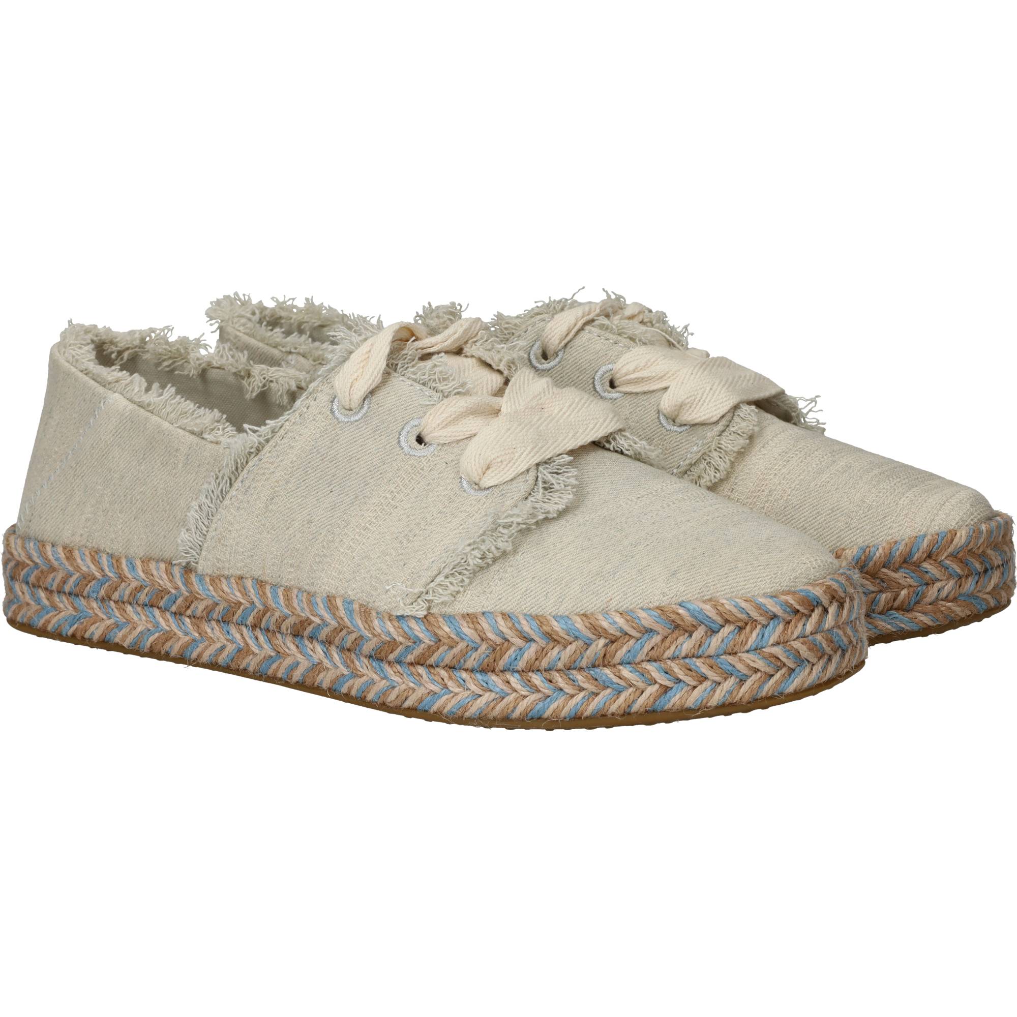 Toms Carolina Lace Up Instappers Dames Beige, instapper voor dames – foto 2