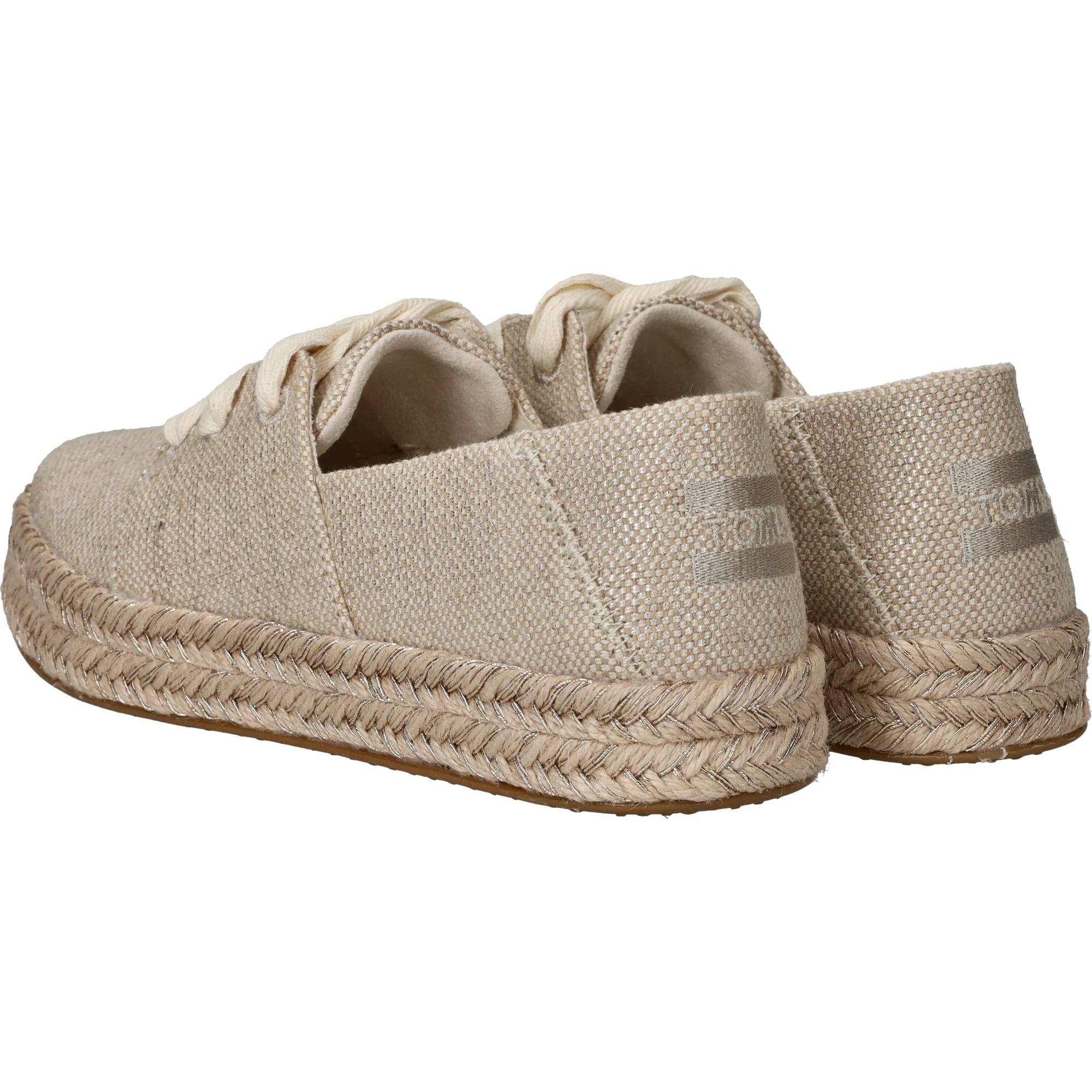 Toms Carolina Lace Up Instappers Dames Goud, instapper voor dames – foto 3