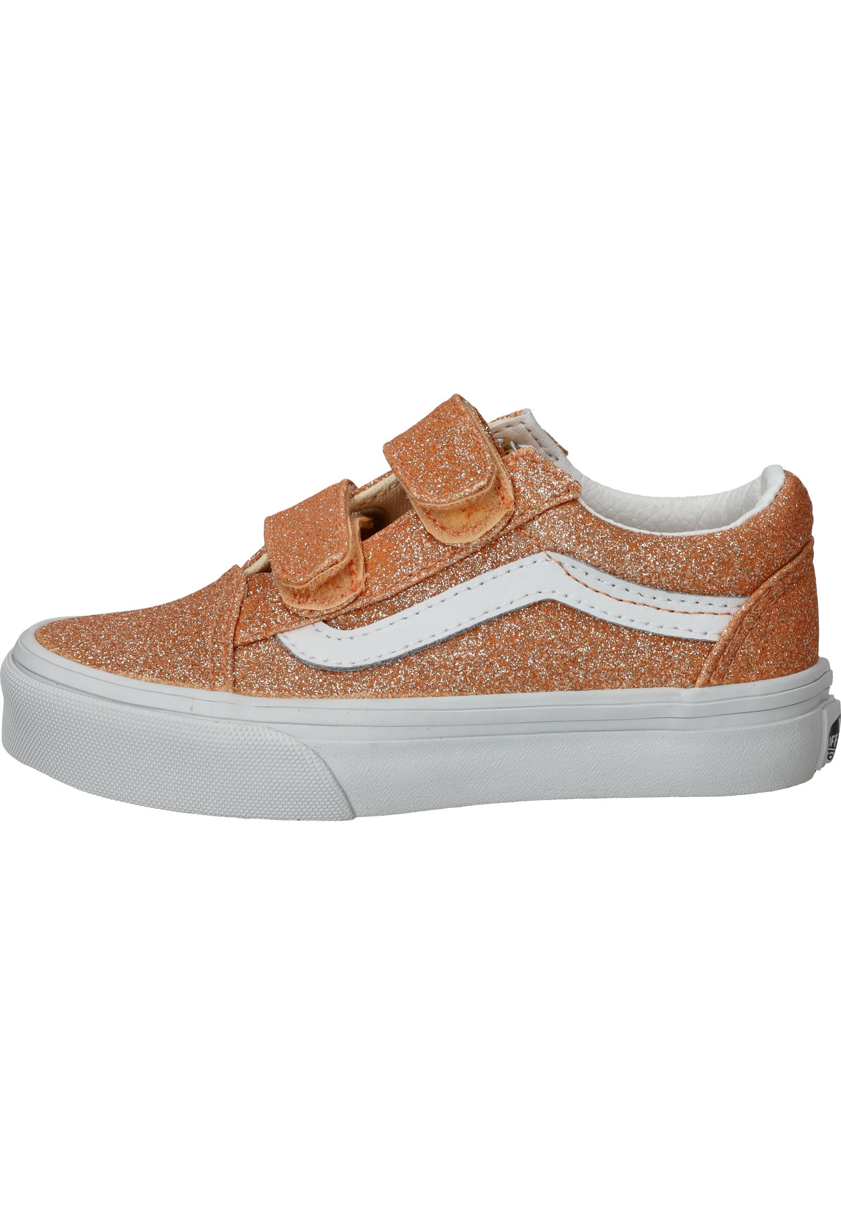 Vans Old Skool V Glitter Sneakers Meisjes Roze – foto 6 van 6