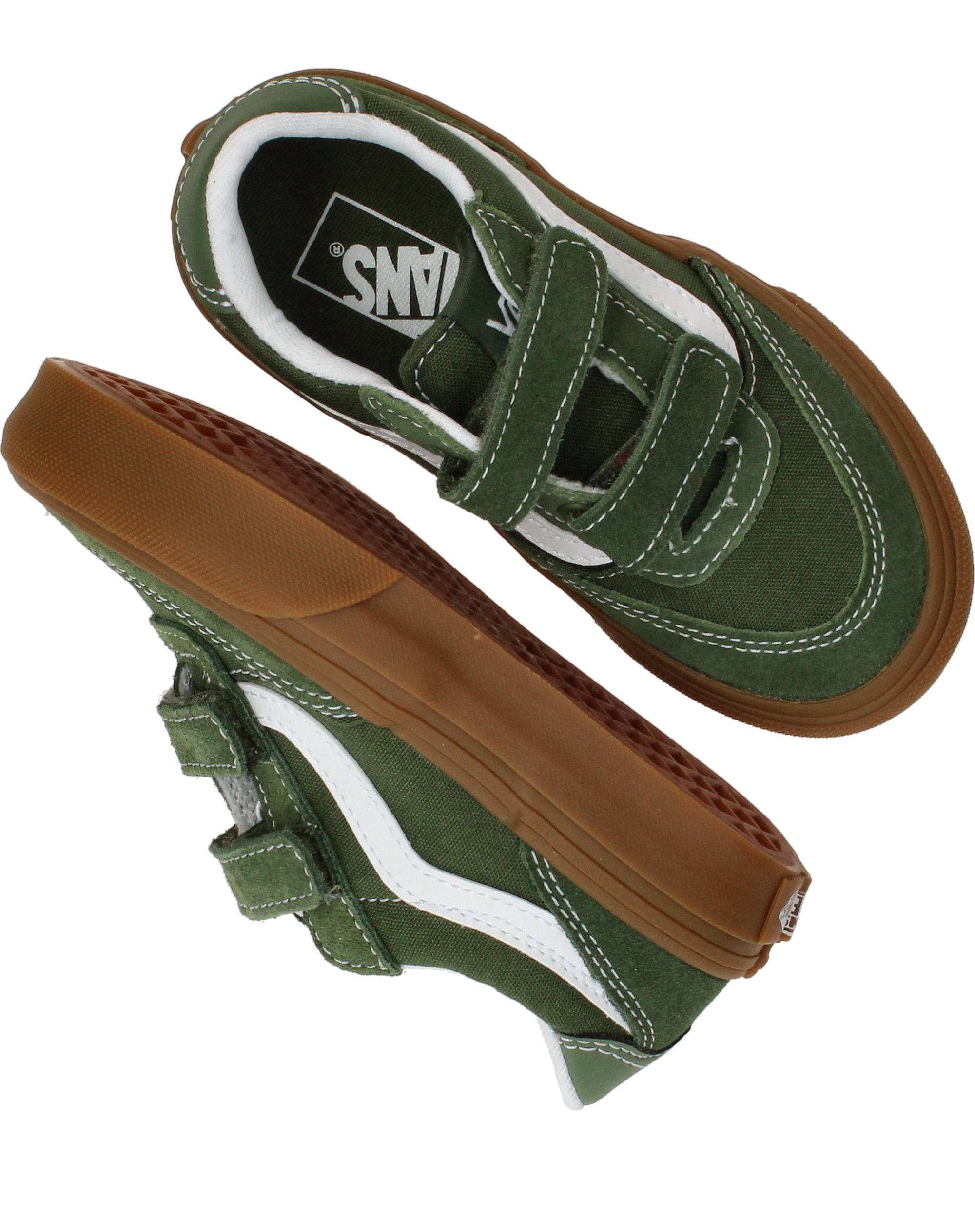 Vans Brooklyn LS V Gum Sneakers Heren Groen, sneaker voor heren – foto 4