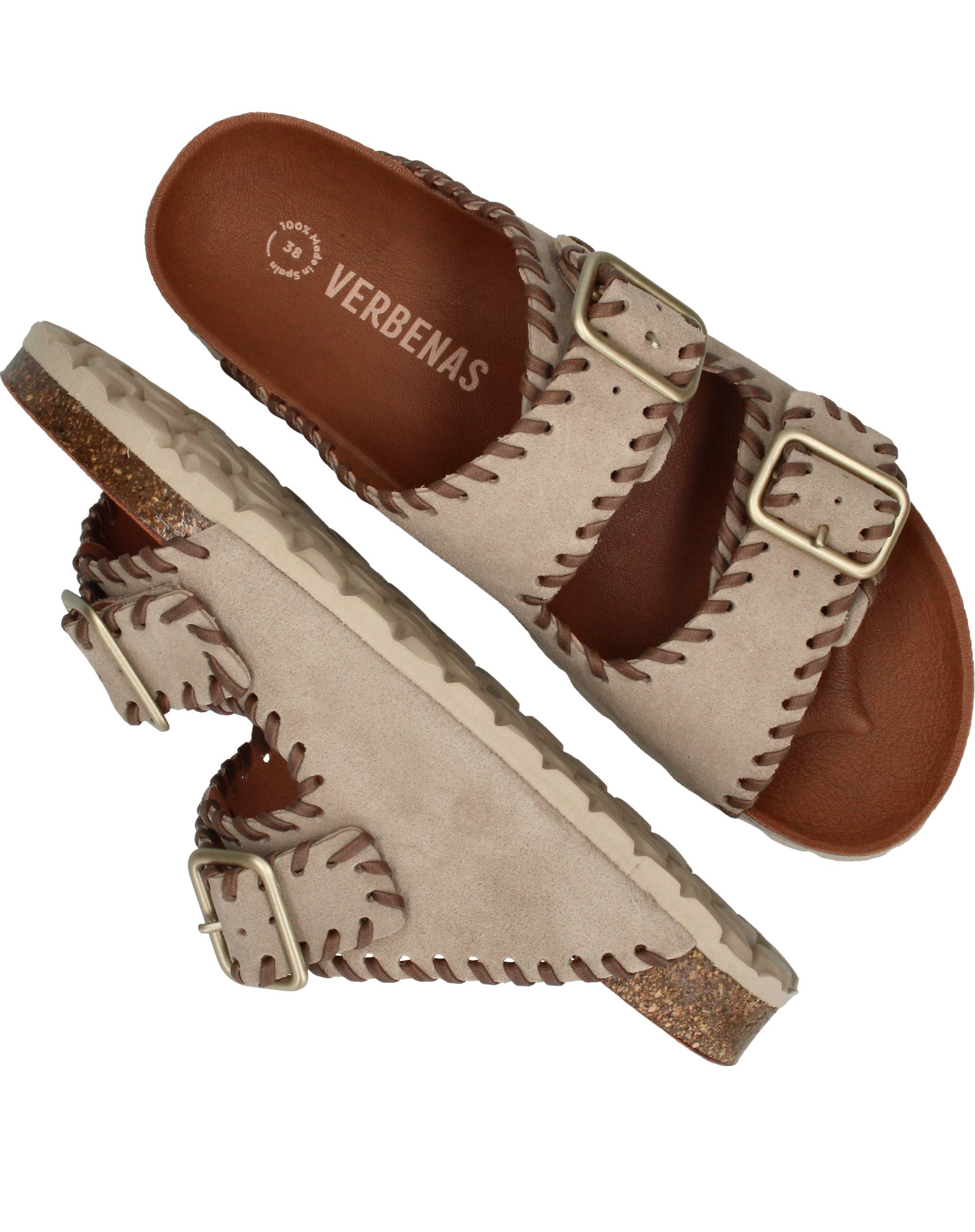 Verbenas Randel Slippers Dames Beige, slipper voor dames – foto 4