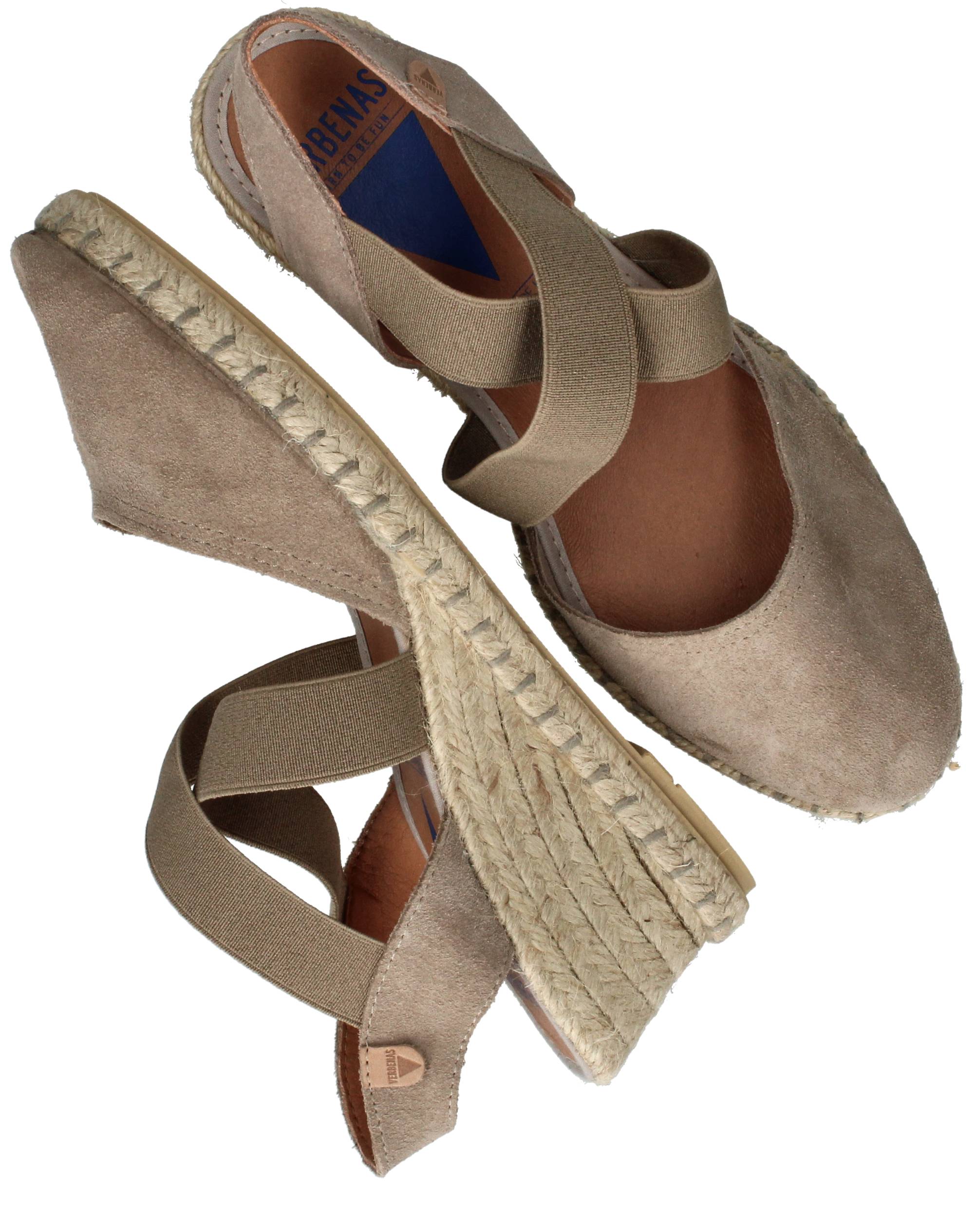 Verbenas Mila Espadrilles Dames Beige, espadrille voor dames – foto 4