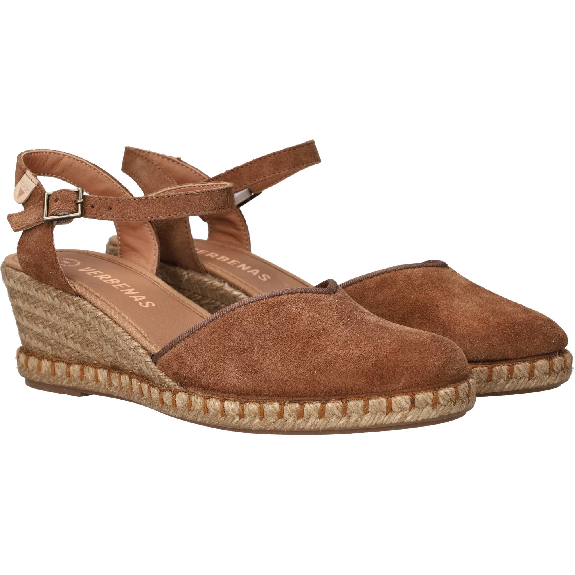Verbenas Maggie Espadrilles Dames Bruin, espadrille voor dames – foto 2