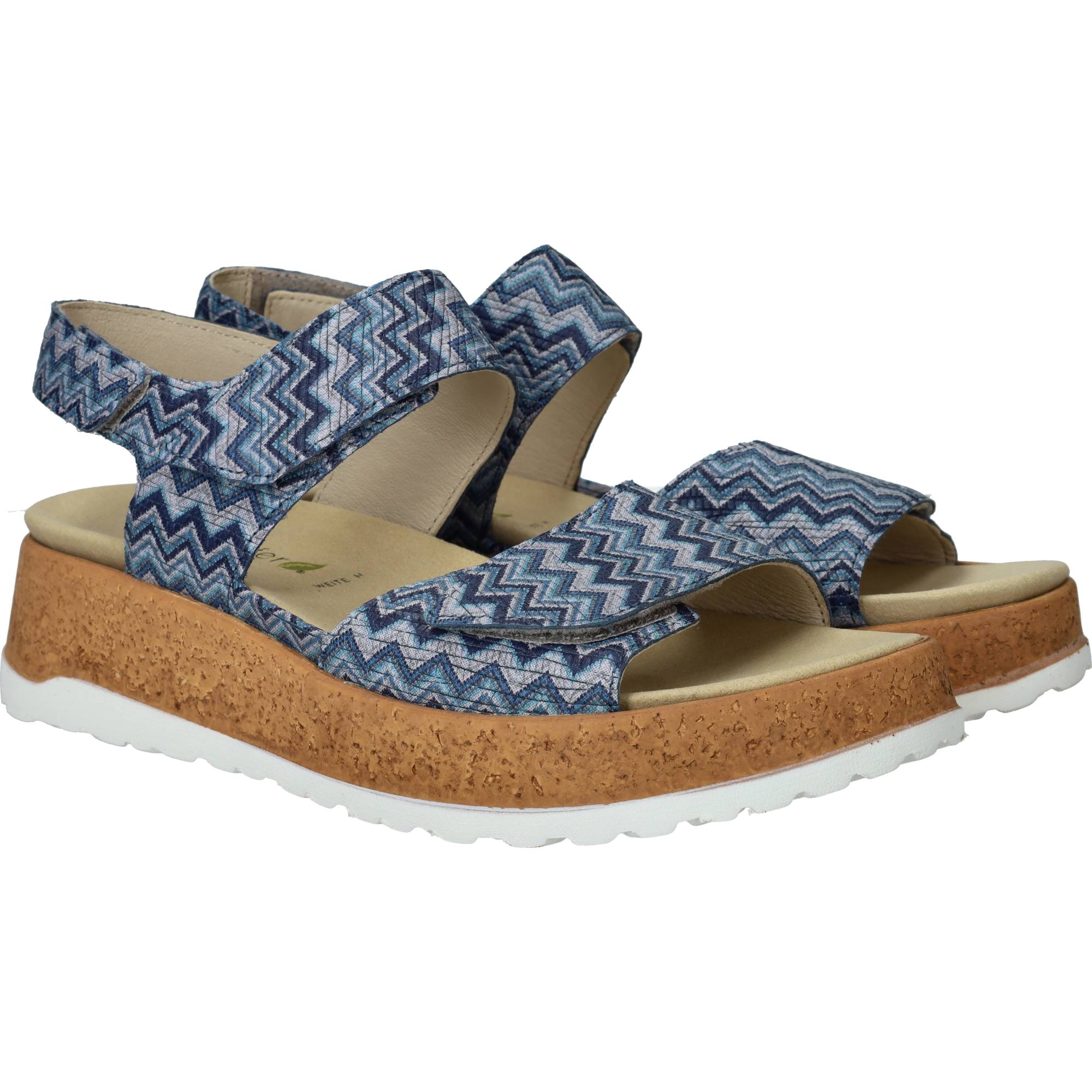 Waldlaufer Libby Sandalen Dames Blauw, sandaal voor dames – foto 2