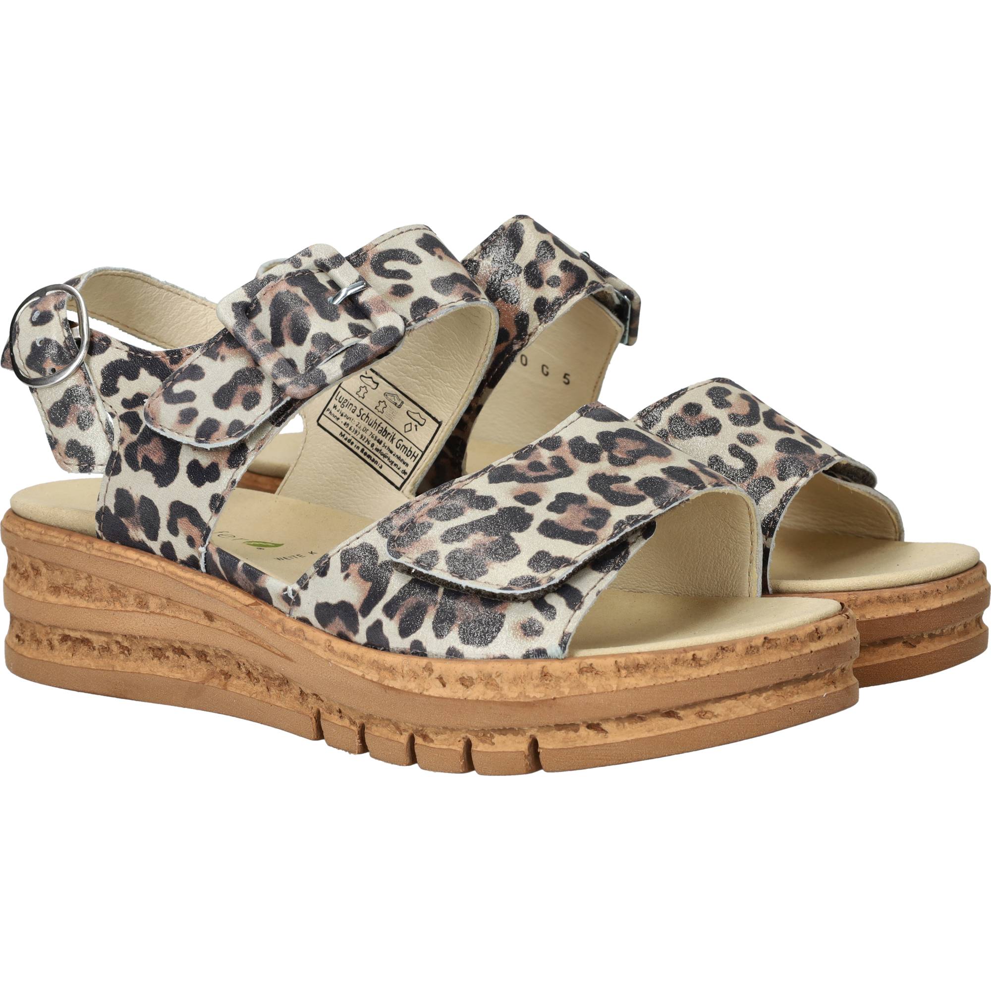 Waldlaufer Arlene Sandalen Dames Beige, sandaal voor dames – foto 2