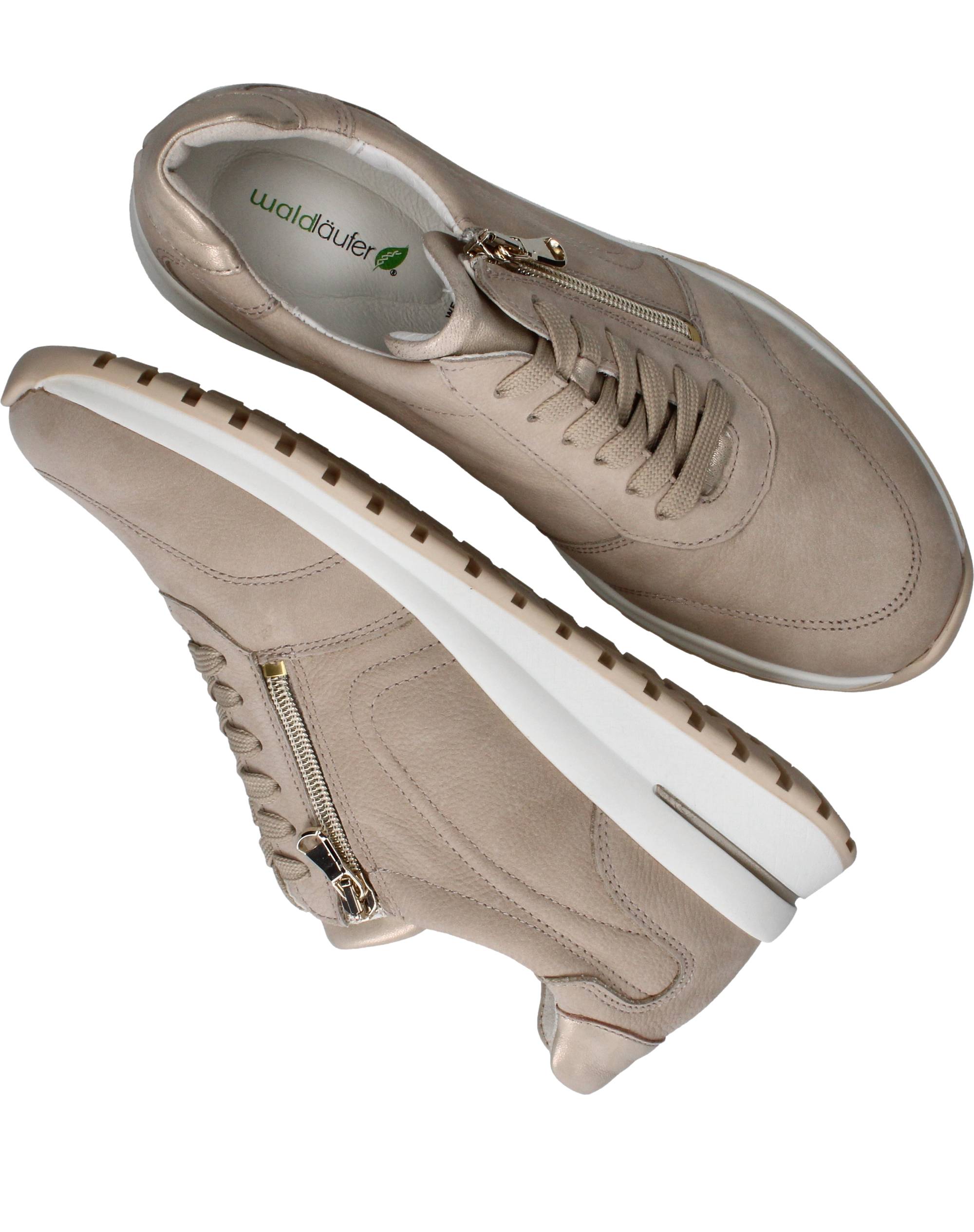 Waldlaufer Inessa Sneakers Heren Beige, sneaker voor heren – foto 4