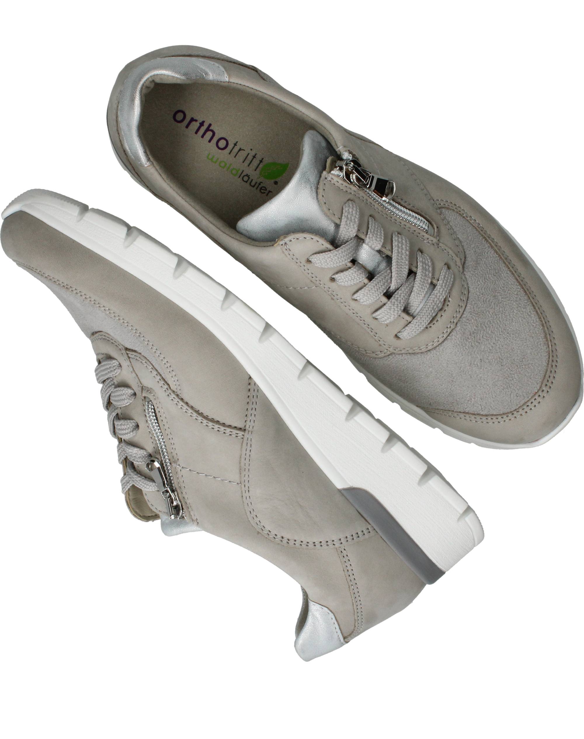 Waldlaufer Ramona Sneakers Dames Grijs, sneaker voor dames – foto 4