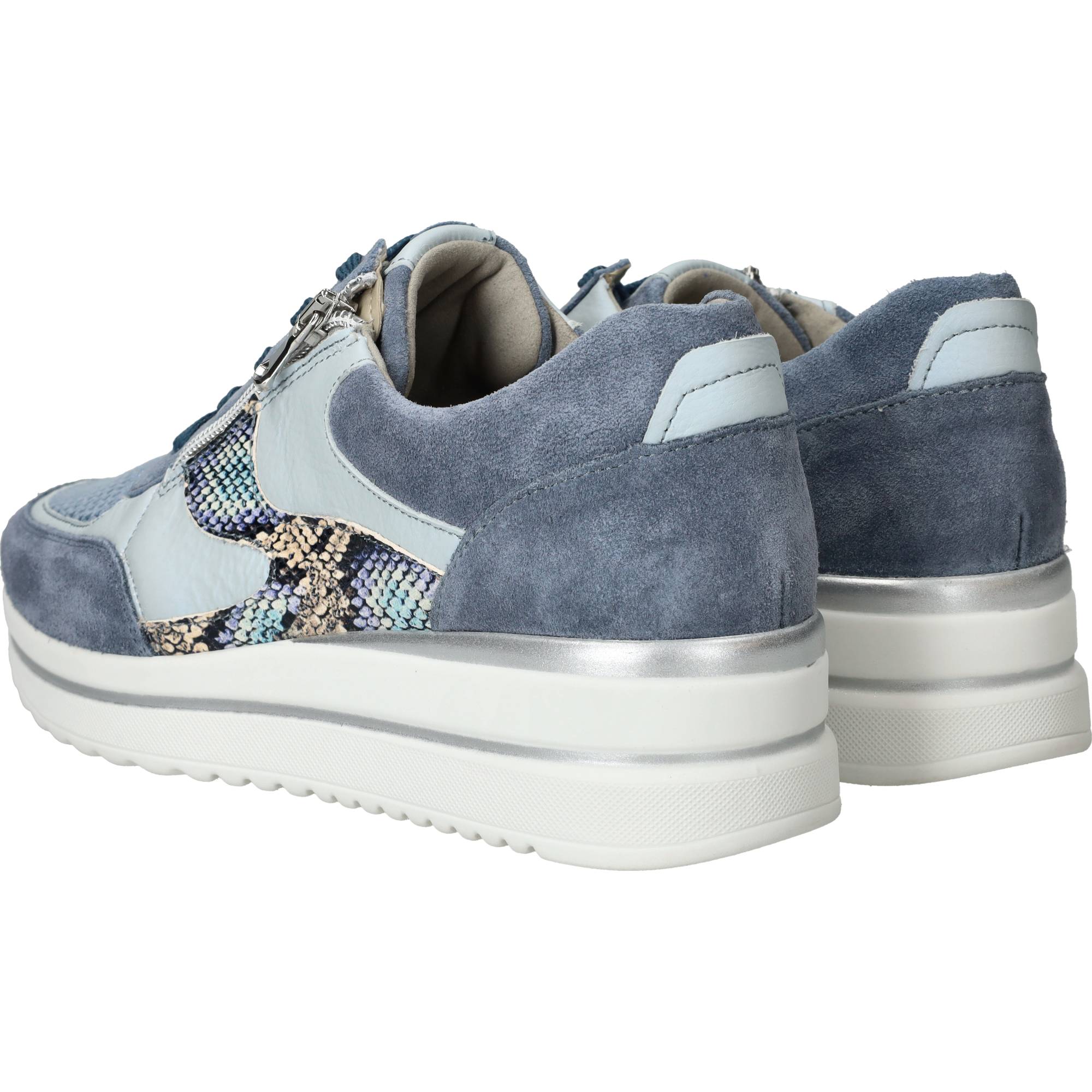 Waldlaufer Luana Sneakers Dames Blauw, sneaker voor dames – foto 3