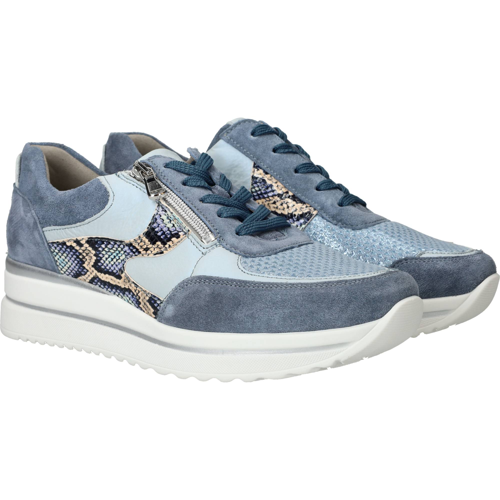 Waldlaufer Luana Sneakers Dames Blauw, sneaker voor dames – foto 2