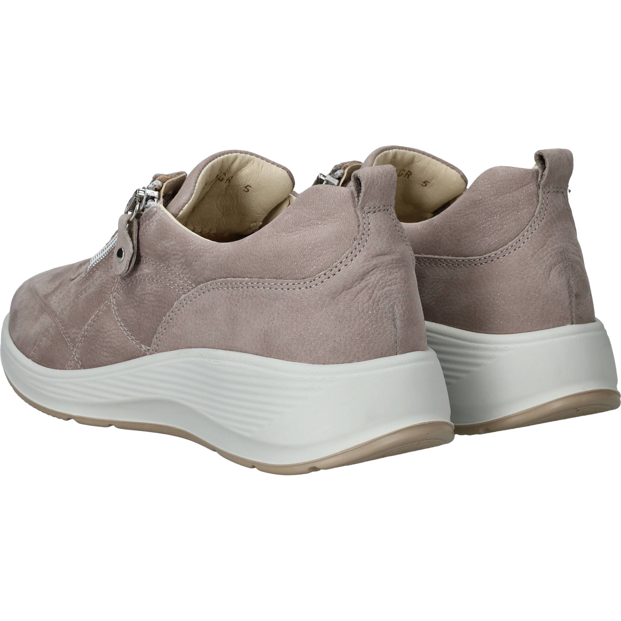 Waldlaufer Kalea Sneakers Dames Taupe, sneaker voor dames – foto 3
