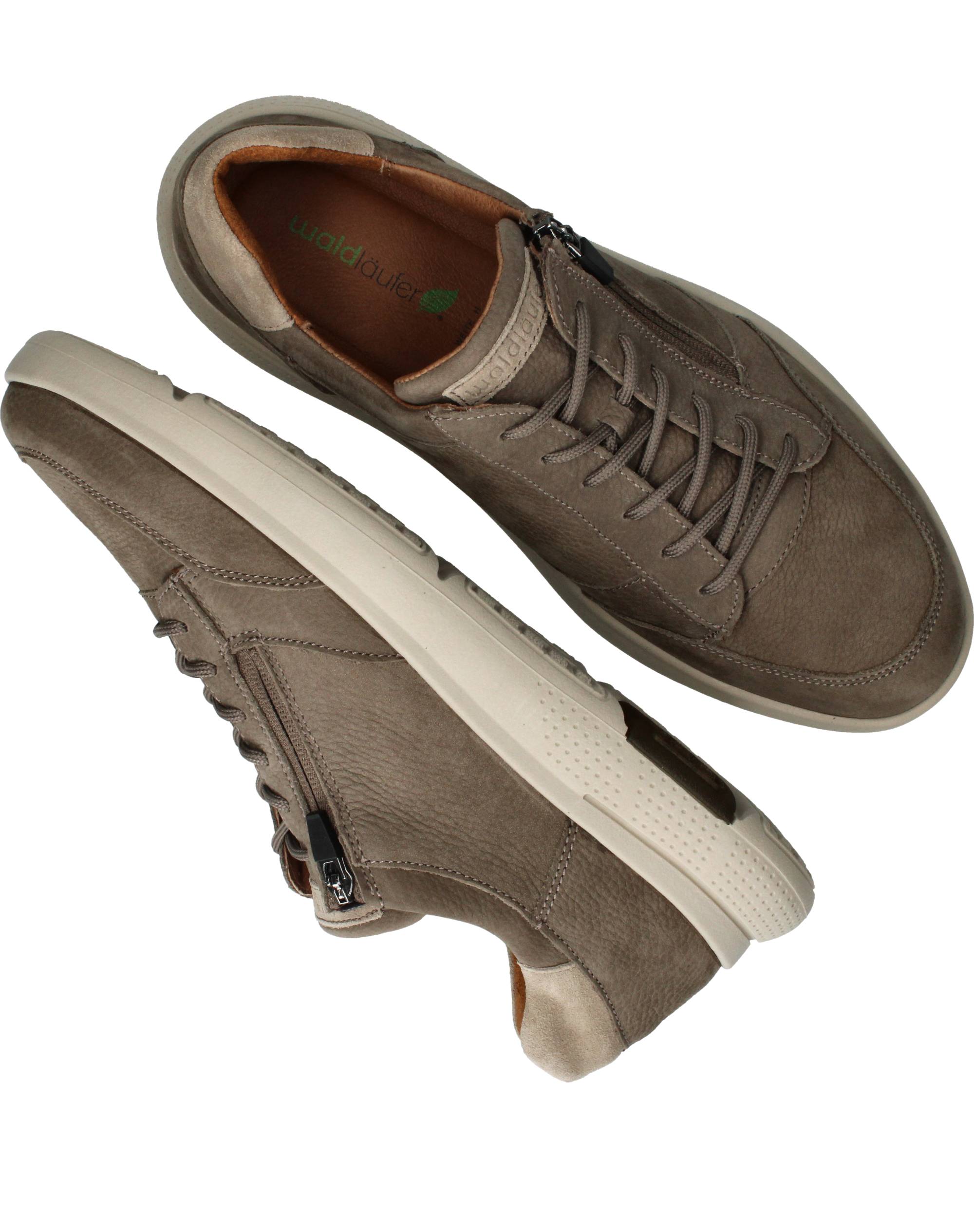 Waldlaufer Heiko Veterschoenen Heren Taupe, veterschoen voor heren – foto 4