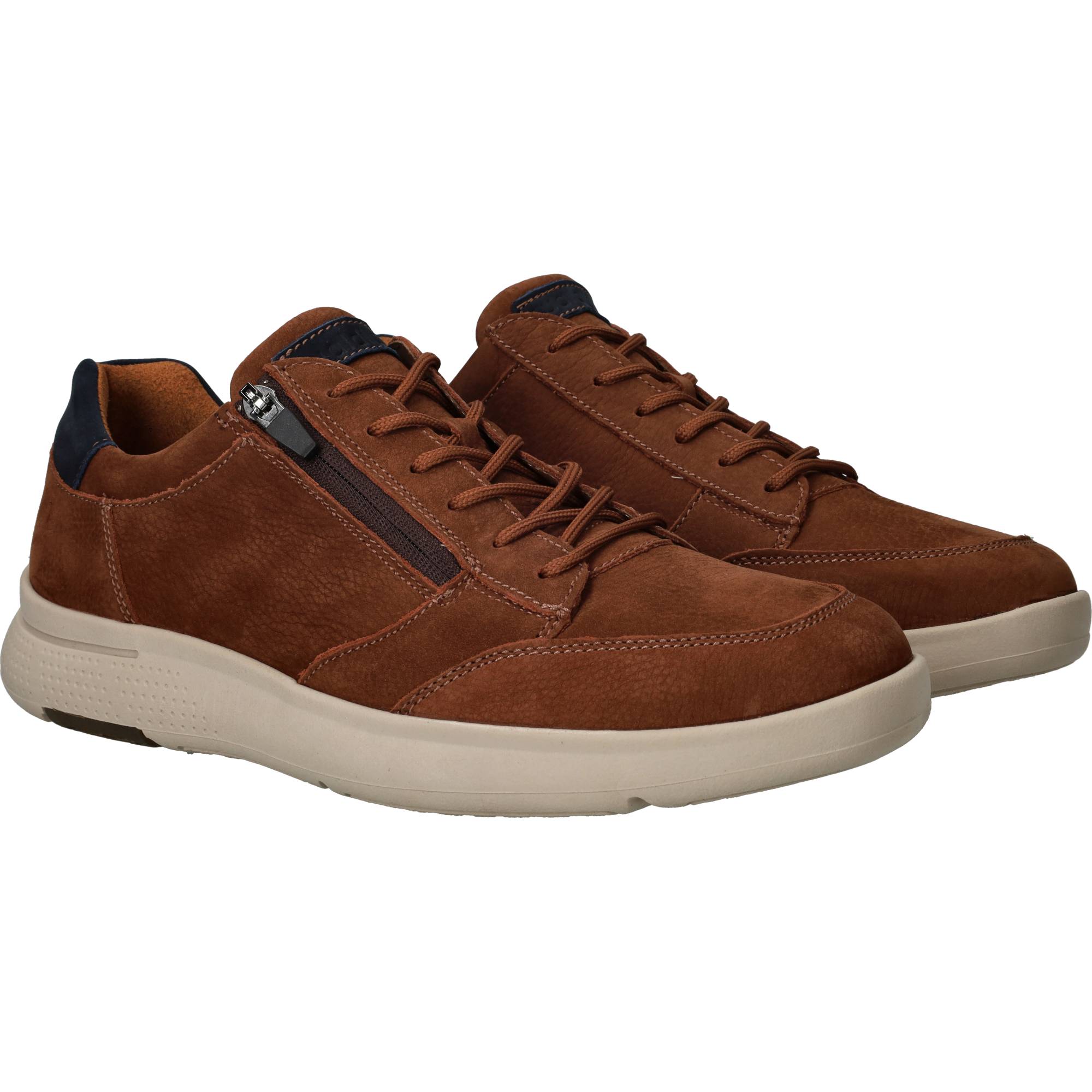 Waldlaufer Heiko Veterschoenen Heren Cognac, veterschoen voor heren – foto 2