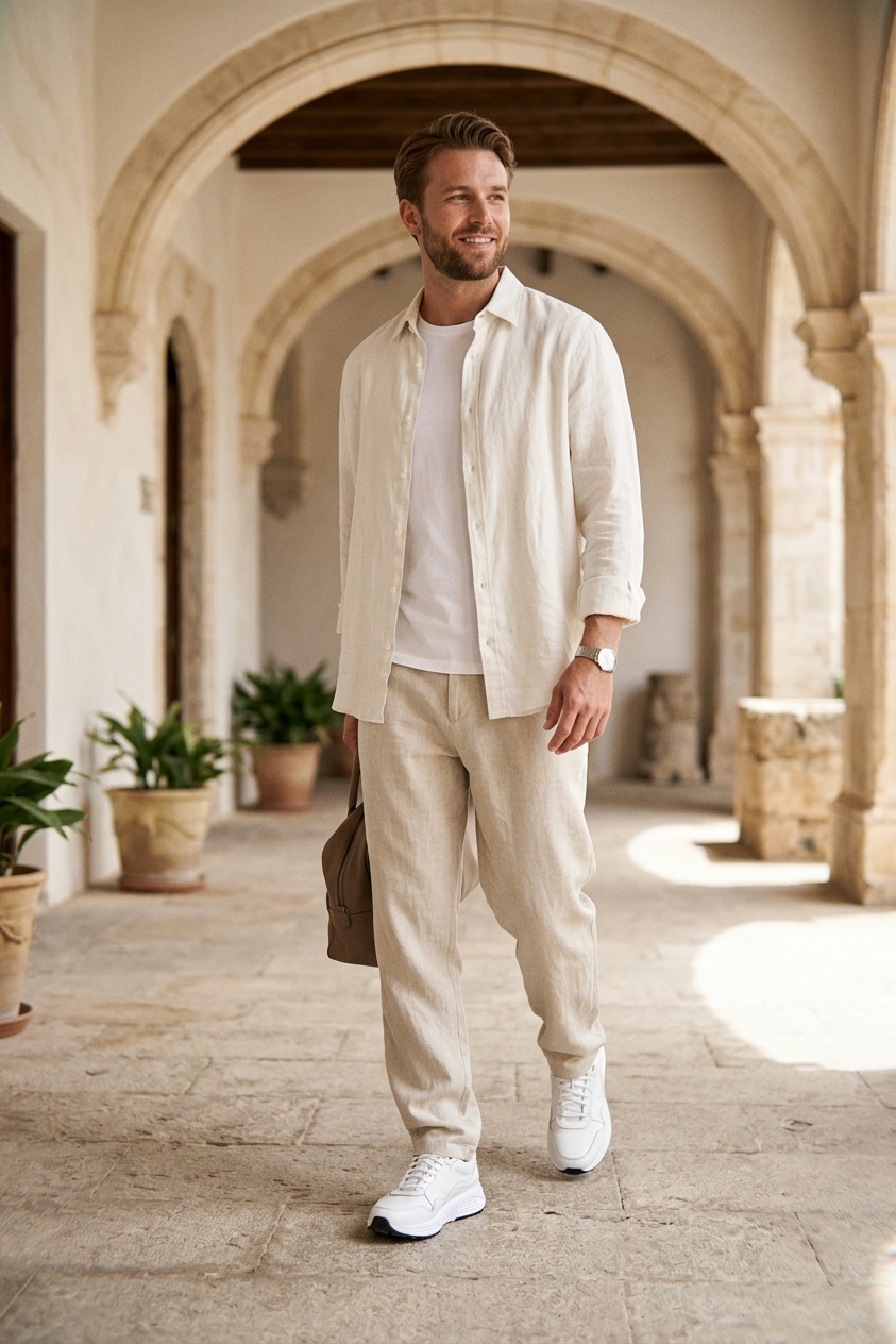 Xsensible Golden Gate Stretchwalker Sneakers Heren Wit, sneaker voor heren – foto 2