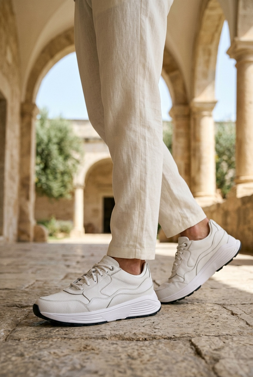 Xsensible Golden Gate Stretchwalker Sneakers Heren Wit, sneaker voor heren – foto 3